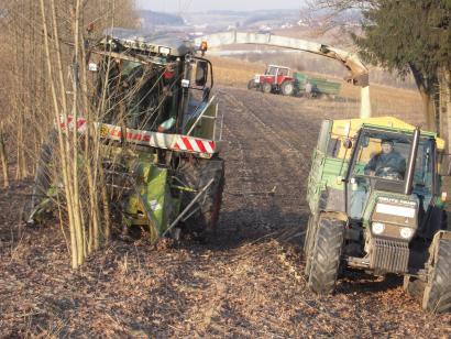 Ernte 2012 mit Vollernter